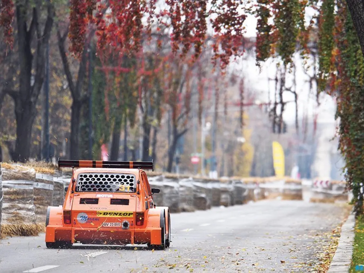 Robert Barabas și al său Fiat 126 Proto cu motor de Suzuki Hayabusa