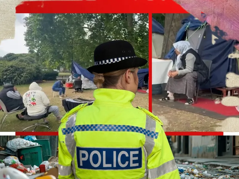 Bande de români au ocupat esplanada miliardarilor din Londra. „Își fac nevoile în public și beau” - Foto: express.co.uk
