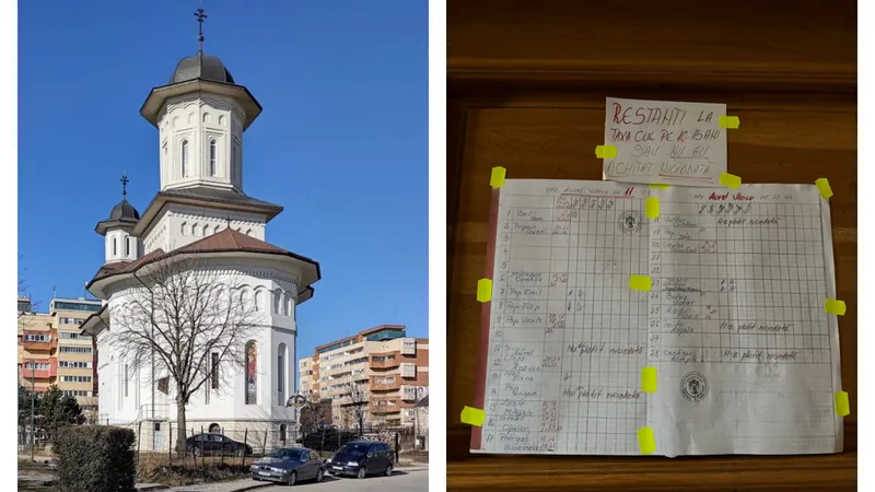 Enoriași pe „lista rușinii” chiar pe ușa bisericii pentru că nu au plătit la timp sau deloc o taxă - Foto: Știri de Cluj / imagine cu caracter ilustrativ