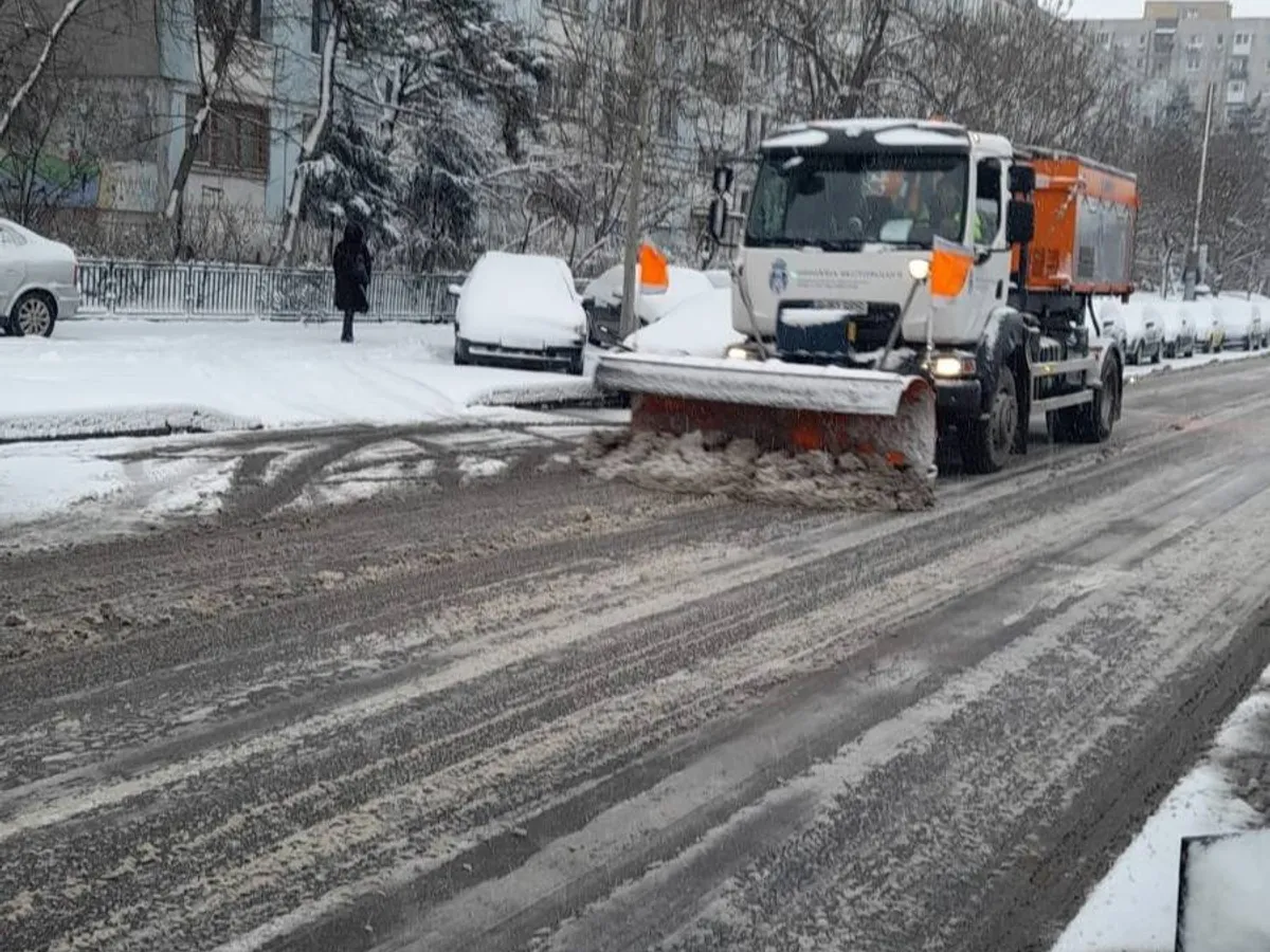 Drum cu zăpadaă - Foto: Primăria Sectorului 6