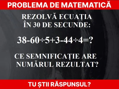 Problemă de matematică Foto: Newsweek