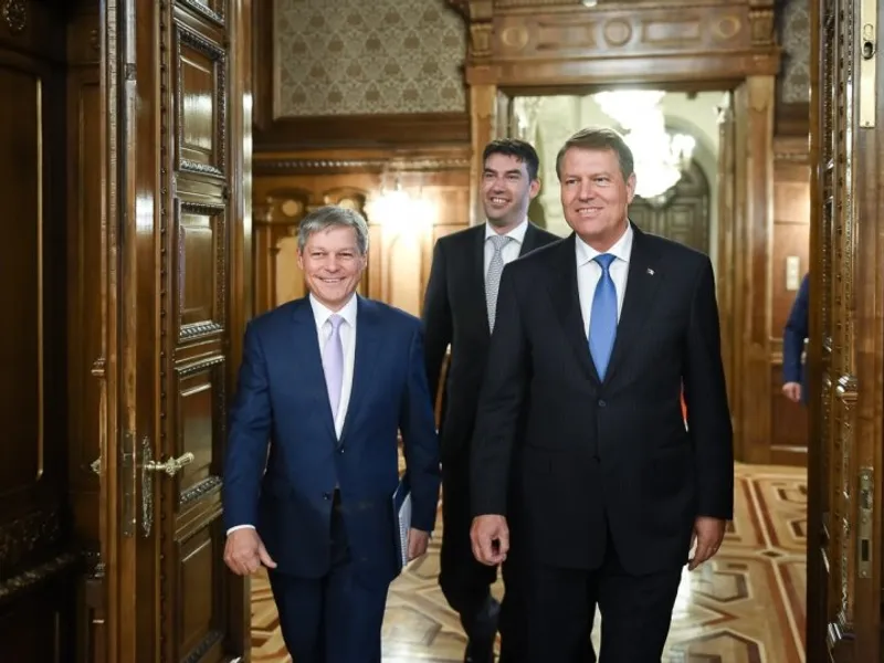 Dacian Cioloș la o discuție cu Klaus Iohannis, în 2016 Foto: Administrația Prezidențială