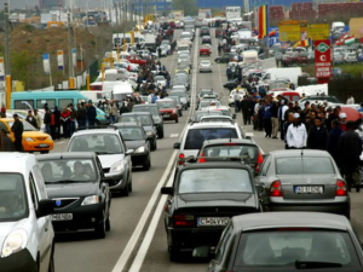 Trafic intens pe Valea Prahovei. Coloana de mașini se întinde pe 5 km - Foto: Arhiva