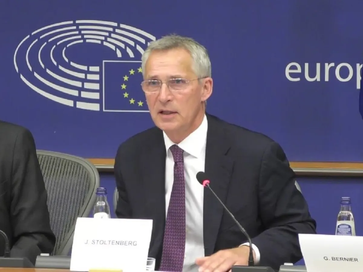 Țara are dreptul de a lovi "ţinte militare ruseşti din afara Ucrainei". Ce spune șeful NATO Foto:captură video Parlamentul European