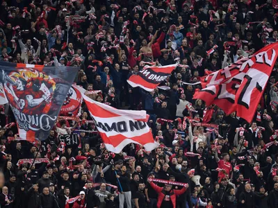 Galerie suporteri la un meci Dinamo-Rapid - Foto: Profimedia Images (rol ilustrativ)