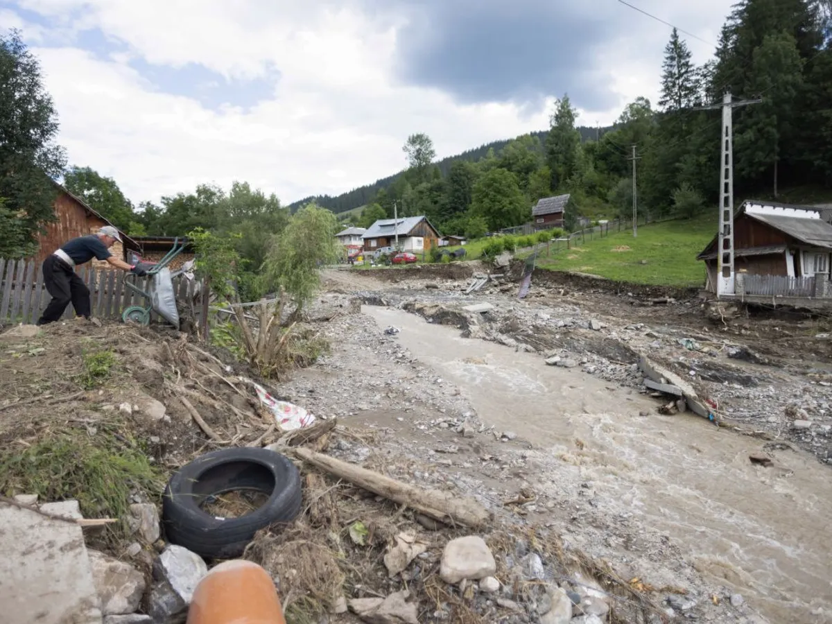 Inundaţiile din Broşteni, Suceava, din vara anului trecut - Foto: INQUAM PHOTOS/Casian Mitu (Imagine cu caracter ilustrativ)