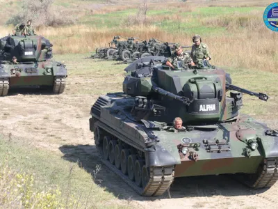 Tancurie Gepard în acțiune Foto: mapn.ro