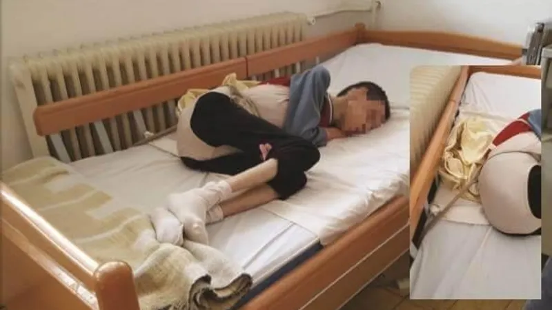 Fotografie dintr-un centru rezidențial, făcută de Centrul de Resurse Juridice într-o vizită de monitorizare