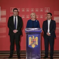 Răzvan Cuc și Daniel Suciu, alături de Viorica Dăncilă. Foto Inquam Photos/Octav Ganea