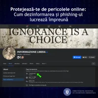 DNSC a identificat o tentativă de fraudă, printr-o pagină de Facebook cu milioane de urmăritori - FOTO: DNSC