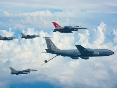 30 de avioane cisternă KC-135 și KC-46 au plecat din SUA spre Europa - Foto: Profimedia Images (imagine cu rol ilustrativ)