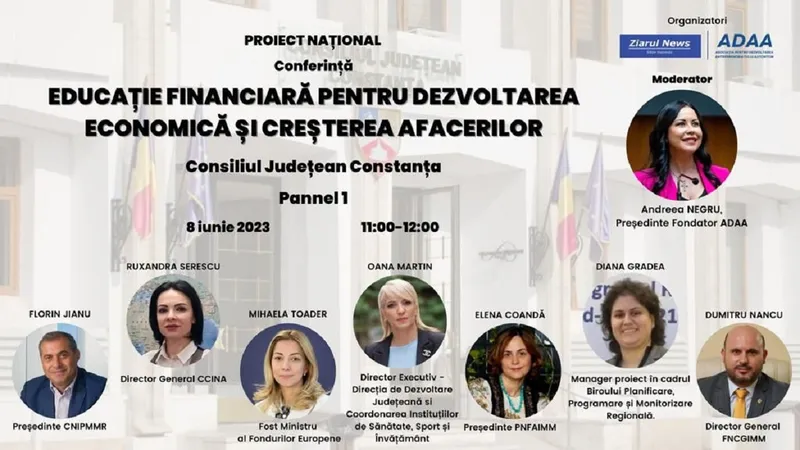 Antreprenoriat și educația financiară pentru o Românie modernă Sursa: ADAA