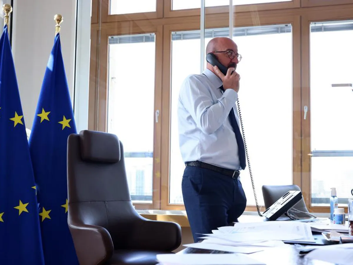 Cerinta lui Charles Michel pentru Putin/ FOTO: https://twitter.com/CharlesMichel