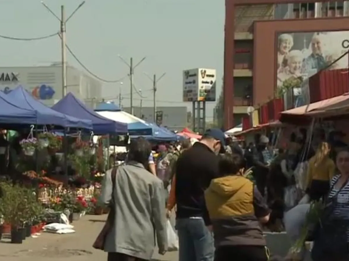 Piața Obor, 10 aprilie Foto: digi24.ro