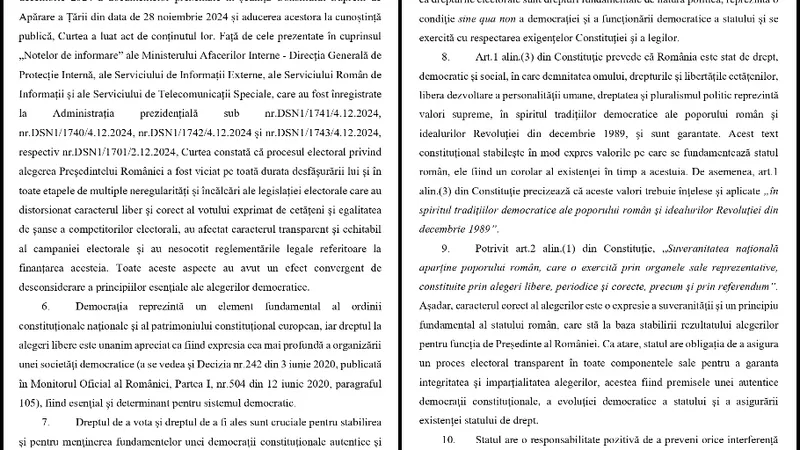 CCR explică anularea alegerilor: vot manipulat prin finanțare ascunsă și promovare agresvă, ilegală: FOTO - Profimedia(imagine cu rol ilustrativ)