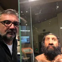 Lucian Romașcanu și un prieten/FOTO: facebook.com