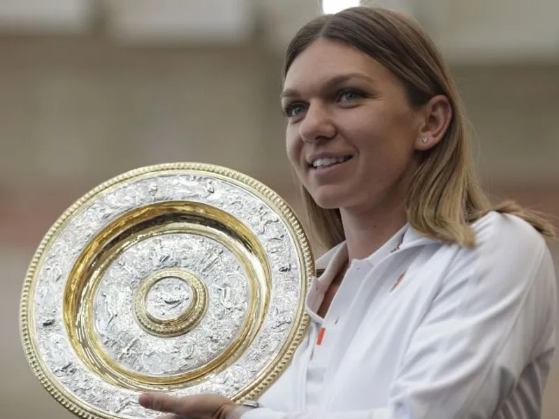 Halep a câștigat la Wimbledon al doilea titlu de grand slam. Foto Inquam Photos/Octav Ganea