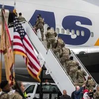 Batalionul de Sprijin pentru Susținere a Diviziei 87 din Armata SUA, desfășurat în Europa-Foto: Profimedia Images