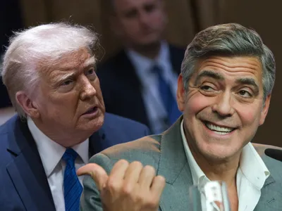Trump îl pune la zid pe George Clooney pentru că luat apărarea presei: „Un star ratat second-hand” - Foto: Profimedia images