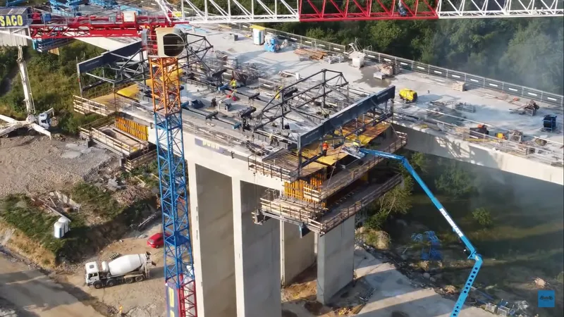 Viaductul de la Tălmăcel Foto: Facebook Cătălin Drulă