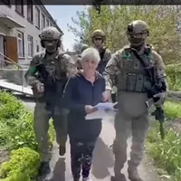 Consilieră din Kutuzivka, arestată pentru colaborare cu rușii/foto: dailymail