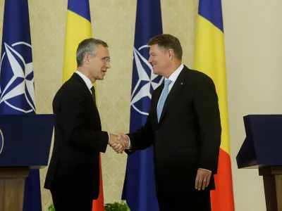 Președintele Klaus Iohannis ar putea să-l înlocuiască pe Jens Stoltenberg la șefia NATO Foto: INQUAM Photos/ George Călin