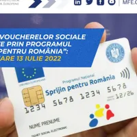 Carduri cu vouchere sociale- Foto: Ministerul Investițiilor și Proiectelor Europene