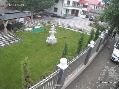 Tentativă de asasinat la Țăndărei - Foto: captură video imagini camere de supraveghre (surse)