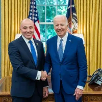 Andrei Muraru, ambasadorul român în SUA, primit la Casa Albă de Joe Biden/FOTO: Facebook/Andrei Muraru
