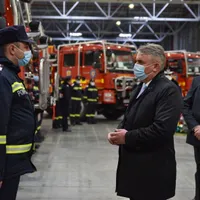 Primele autospeciale-cisternă, destinate stingerii incendiilor de pădure, au fost recepționate/FOTO: MAI