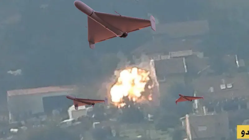 Hezbollahul libanez anunță un atac cu drone kamikaze împotriva unui centru de comandă israelian - Foto: X/@Sprinter99800