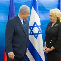Premierul Dăncilă împreună cu Benjamin Netanyahu Foto: Guvernul României
