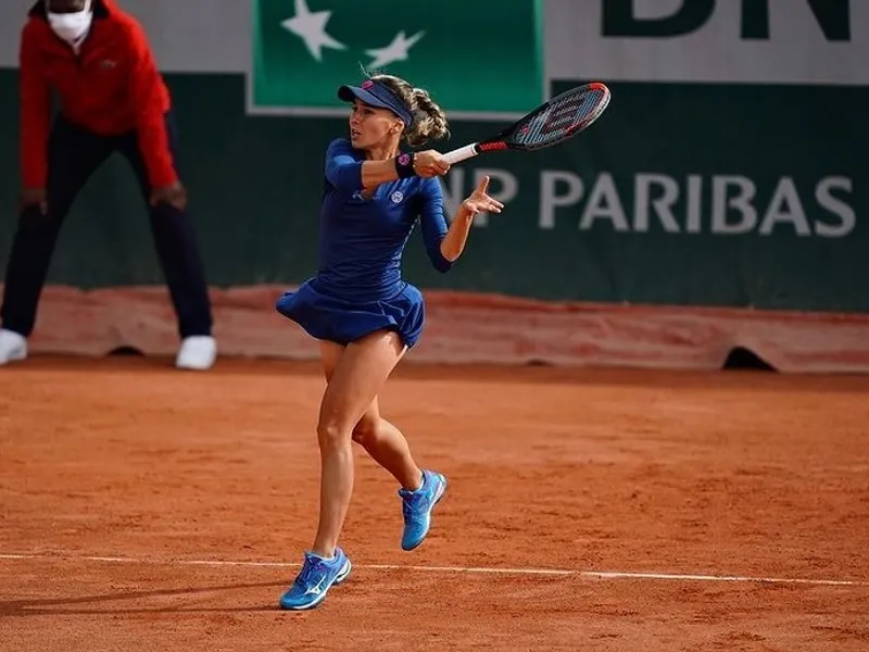 Irina Bara, a 6-a jucătoare română calificată pe tabloul principal la Roland Garros. / Foto: onlinesport.ro