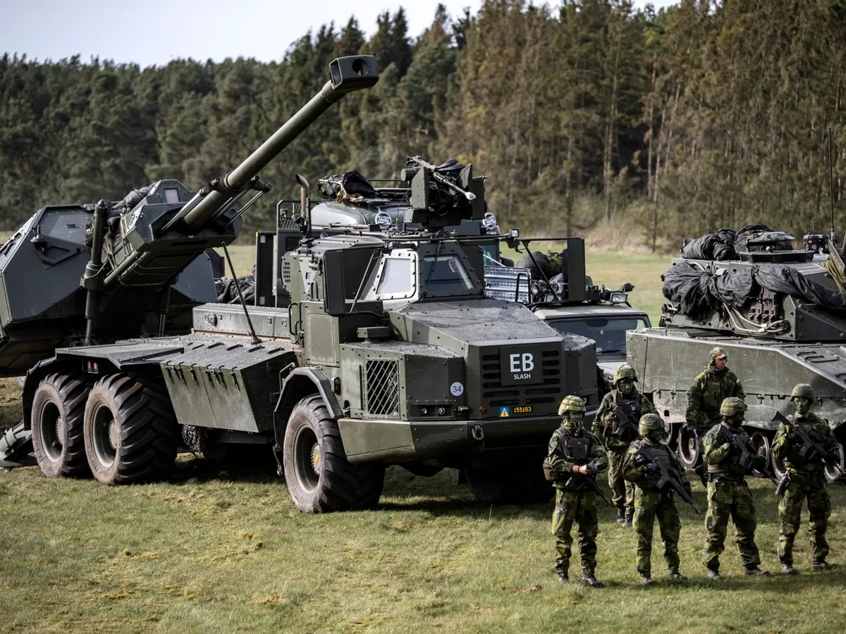 Brigada Suedia, armament greu - Foto: Profimedia Images