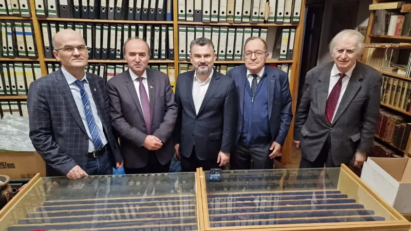 Secretarul de stat Gheorghe Cârciu, la Biblioteca Românească din Freiburg,- Foto: Facebook