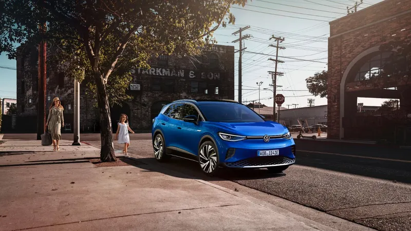 Volkswagen ID.4 este echivalentul electric al Tiguan-ului. / Foto: Volkswagen