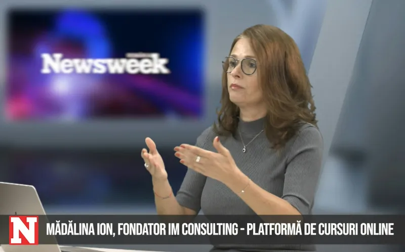 Mădălina Ion, fondator IM Consulting - platformă de cursuri online Foto: NWR