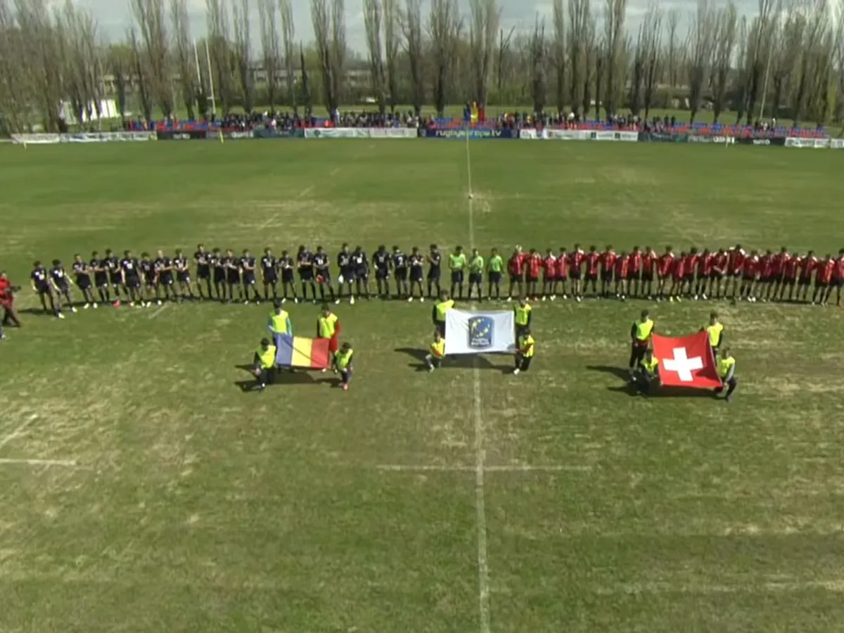 VIDEO „Stejăreii” au bătut Elveția în barajul pentru Campionatul European de rugby Under-18