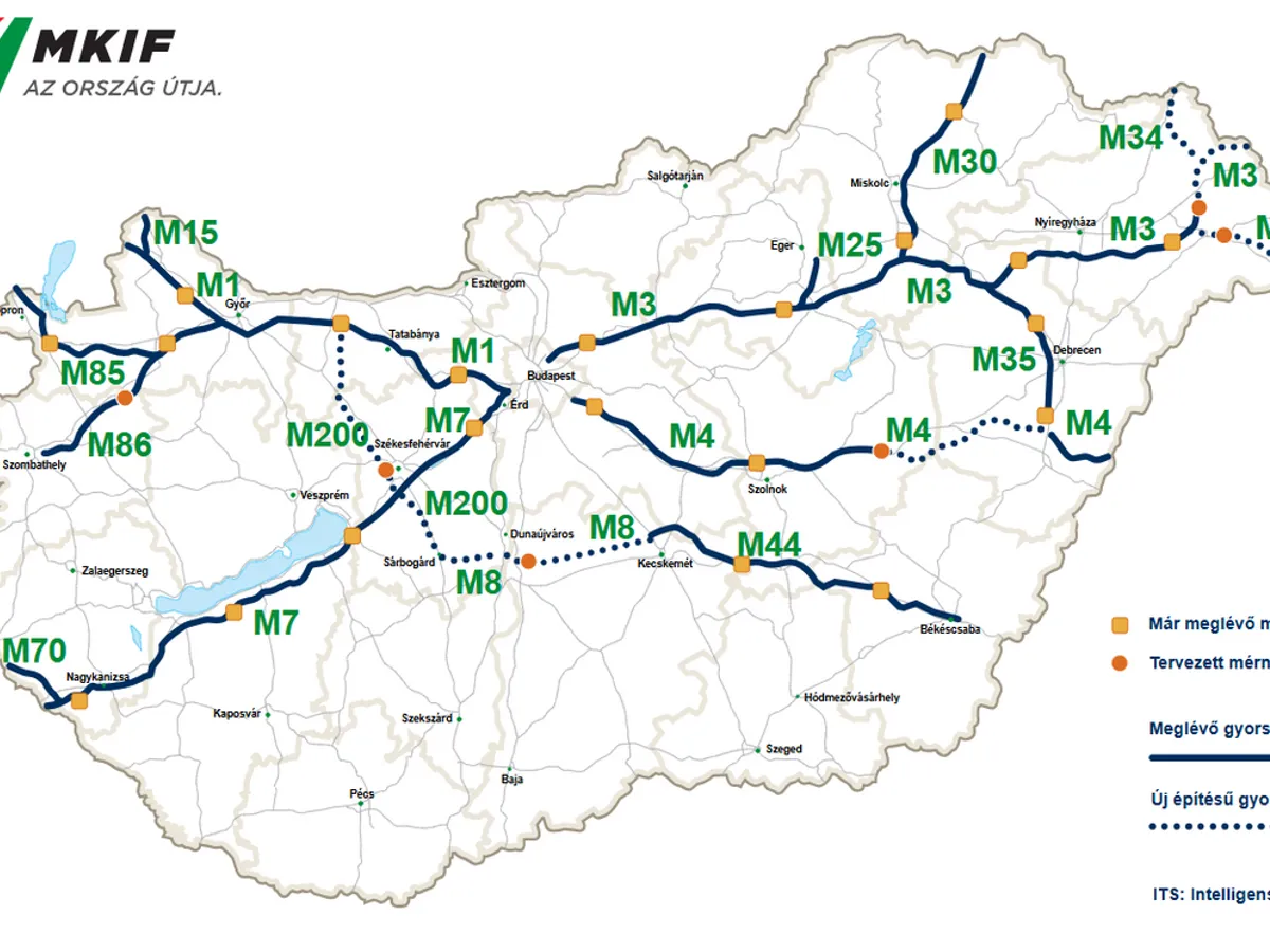 Noua autostradă M200 - Foto: vg.hu