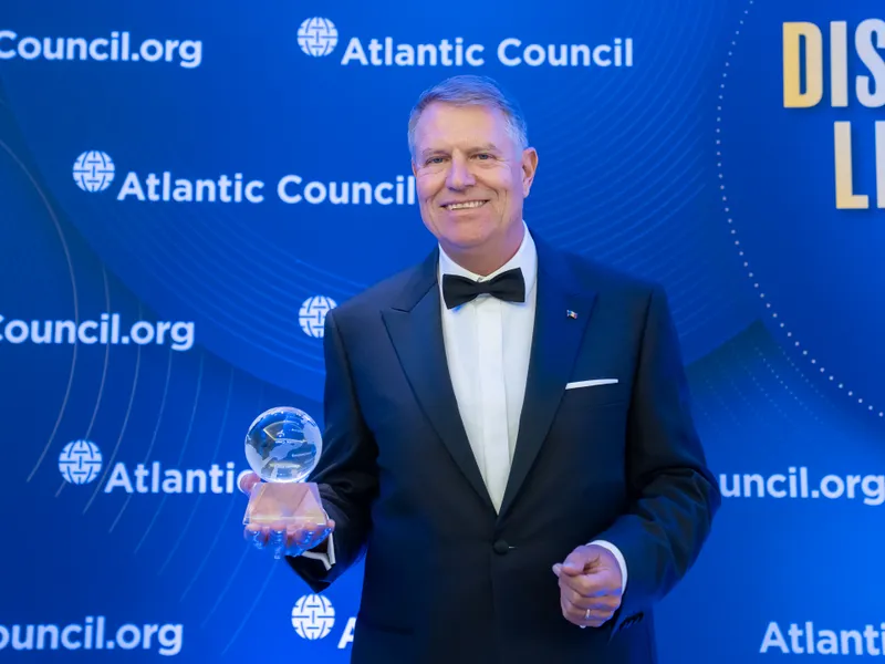 Iohannis, primul șef de stat UE premiat de Consiliul Atlantic din SUA: România, un exemplu de urmat - Foto: Profimedia images