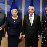 Viorica Dăncilă nu vorbește pe limba Bruxelles-ului/FOTO: guv.ro