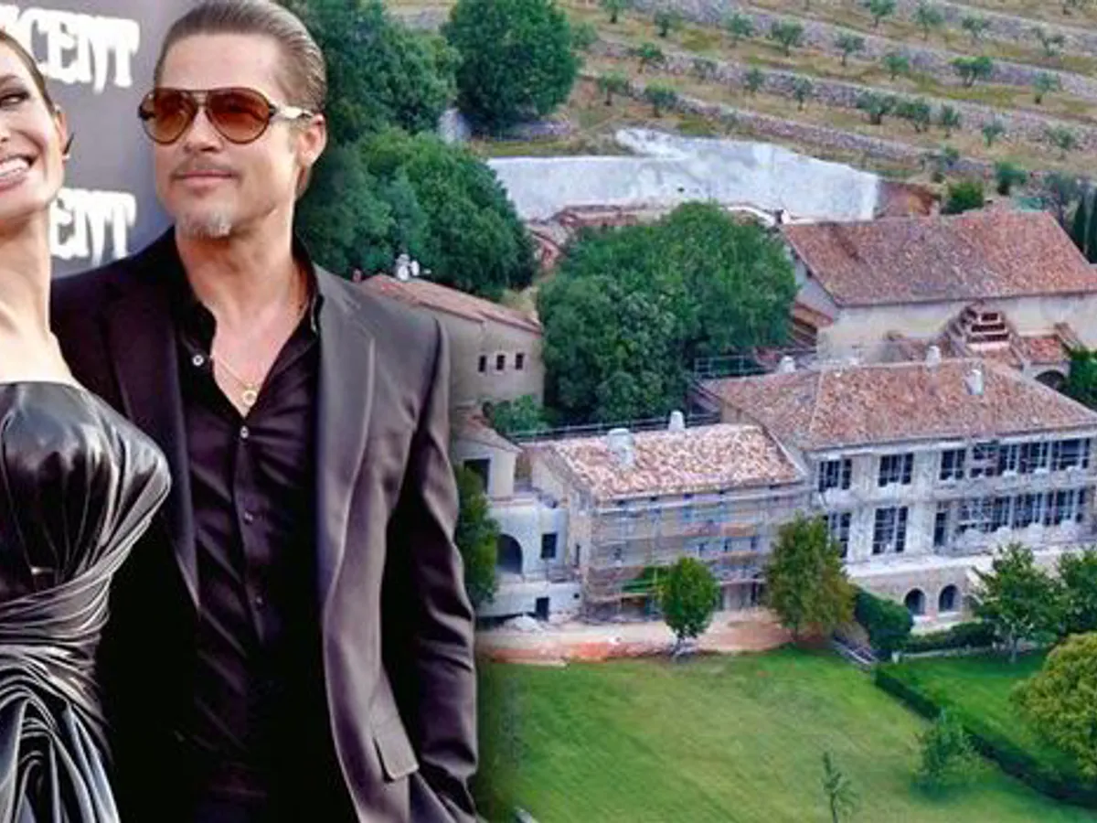 Angelina Jolie și Brad Pitt, nou motiv de ceartă: Castelul din Franța, unde s-au căsătorit/FOTO: dailyexpress