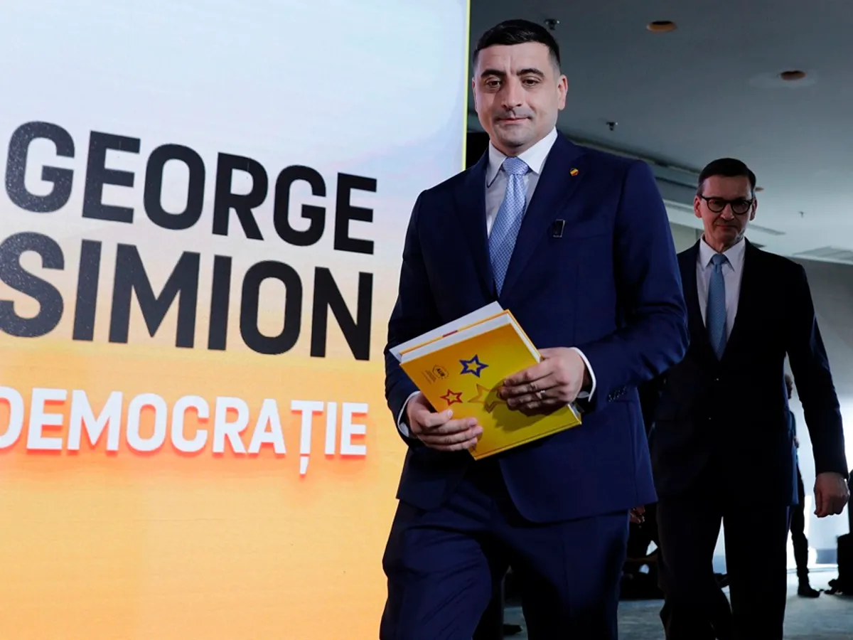 George Simion, probleme la semnăturile pentru candidatura la prezidențiale. Listele sunt verificate - Foto: INQUAM PHOTOS / Malina Norocea