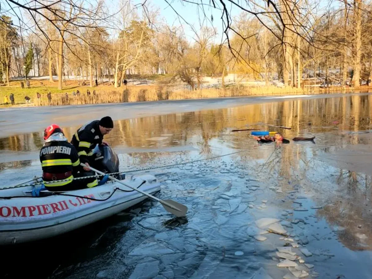 Un nepalez a salvat o fată de cinci ani care a căzut în lacul din Parcul Romanescu, din Craiova