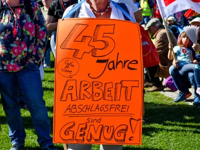 Germania vrea să reformeze pensiile și să taie beneficiile sociale. Circa 175.000 de oameni, în stradă - Foto: Profimedia Images (Imagine cu rol ilustrativ)