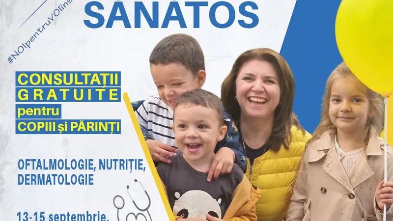 Monica Anisie continuă campania Începem Școala Sănătos. Copiii vor beneficia de consultații medicale