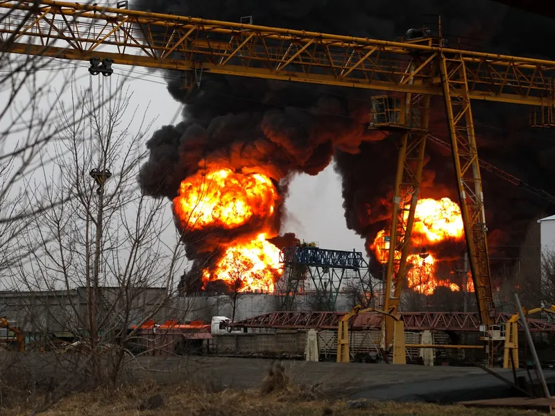 VIDEO Regiunea rusească Belgorod simte "gustul" războiului. Explozie mare la un depozit de muniții - FOTO: Profimedia