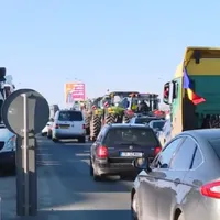 Fermierii și transpotratorii protestează Foto: Captură Digi 24 - rol ilustrativ