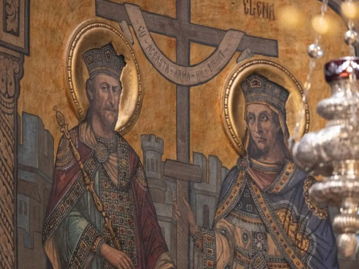 Sfinții Constantin și Elena - Foto: Captură foto basilica.ro