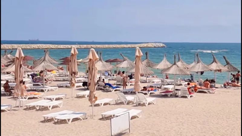 Gradul de ocupare al stațiunii Eforie, doar 30% în timpul săptămânii. E mizerie și beznă - Foto: captură video